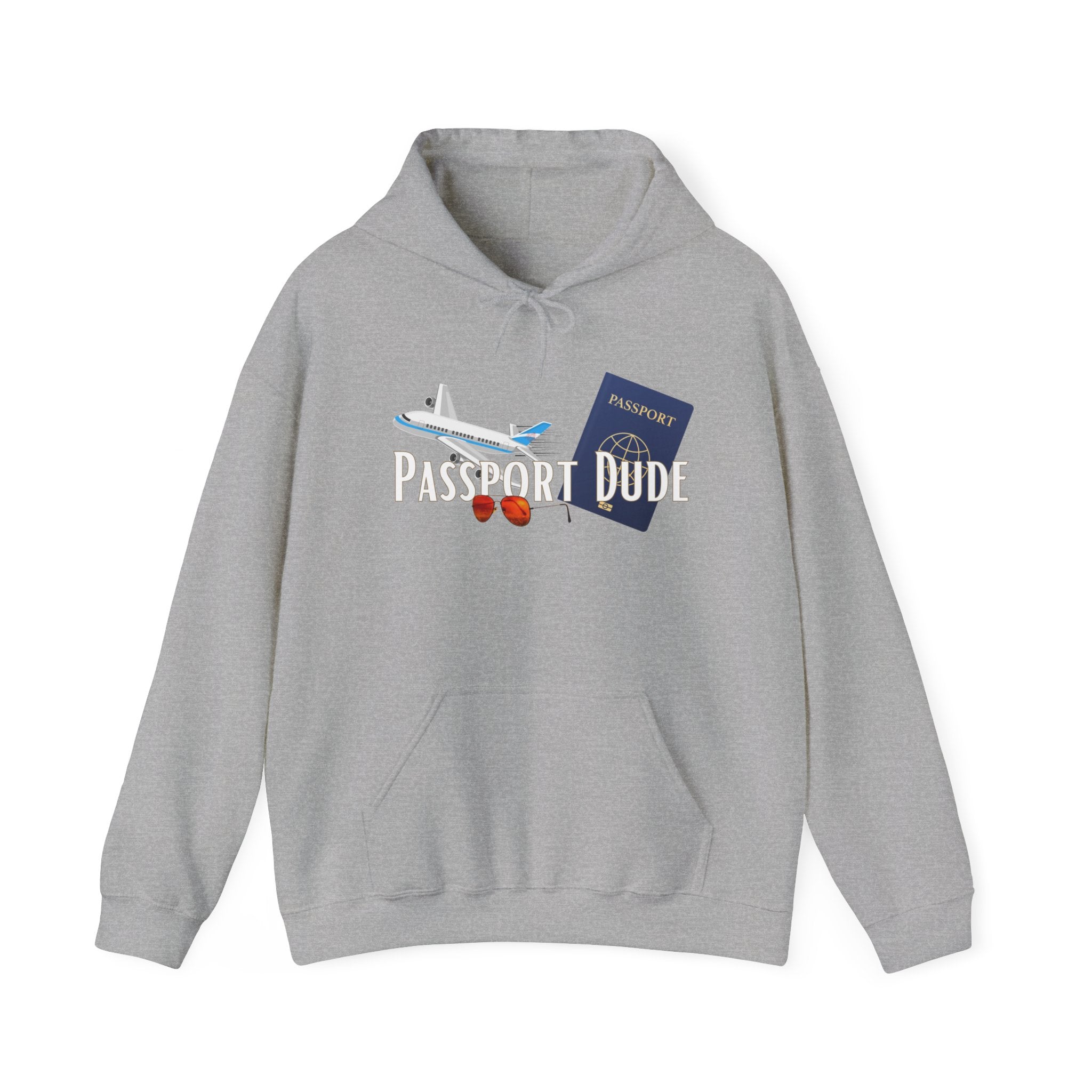 Passport Dude Unisex Heavy Blend™ Hooded Sweatshirt
